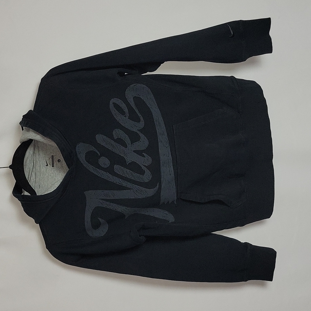 Nike, Childs Large, Gray, Black, Hoodie